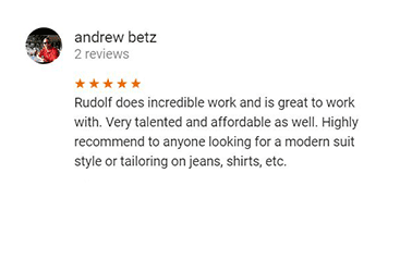 Tailor Green Bay WI Customer Review