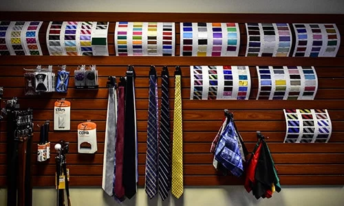 Master Rudolf Tailor Fabric and Tie Selection Green Bay WI